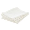 Set De 4 Servilletas Chambray Blanco