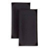 Juego De 2 Servilletas De Tela - Negro