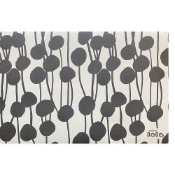 Mantel individual blanco con negro.

Protege y decora tu mesa con este mantel individual rectangular moderno con antiderrapante 