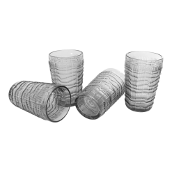 Juego de cuatro vasos crown baccara
Vidrio Ahumado
Diseño contemporáneo
Elementos Texturizados

 

Modelo HUMO SENSORIA