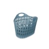 Cesto De Ropa Sucia Azul 56X36X39 De Plastico