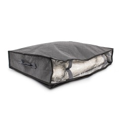 Organizador Negro En Tela 60X15X45 Cm