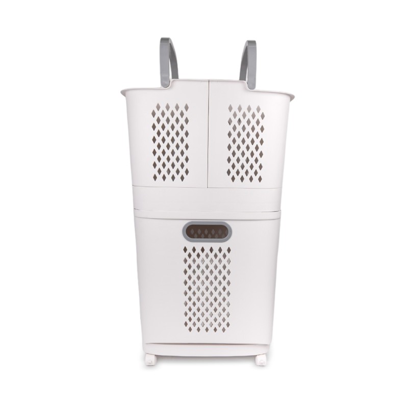 Cesta De Ropa Sucia 37X24X74 Cm Plastico
