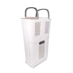 Cesta De Ropa Sucia 37X24X74 Cm Plastico
