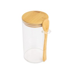 Es ideal para almacenar y organizar alimentos secos como granos, especias o snacks, su diseño transparente permite ver el conten