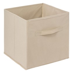Esta caja organizadora de tela ofrece una solución práctica y ligera, su diseño plegable permite guardarla fácilmente cuando no 