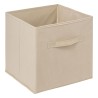 Esta caja organizadora de tela ofrece una solución práctica y ligera, su diseño plegable permite guardarla fácilmente cuando no 