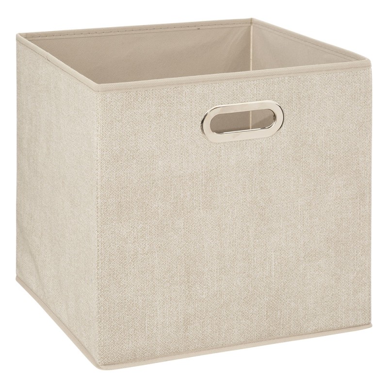 Esta caja organizadora de tela ofrece una solución práctica y ligera, su diseño plegable permite guardarla fácilmente cuando no 