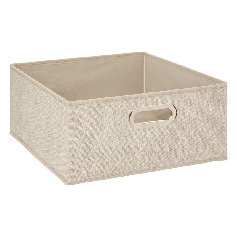Esta caja organizadora de tela ofrece una solución práctica y ligera, su diseño plegable permite guardarla fácilmente cuando no 