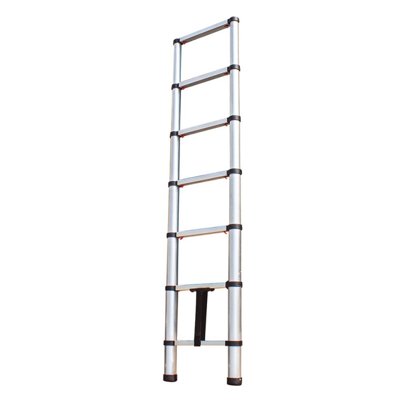 La escalera telescópica de 9 escalones es perfecta para trabajos en altura con total seguridad y comodidad. Su diseño retráctil 